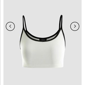 Cider Black Trim Cami Crop Top